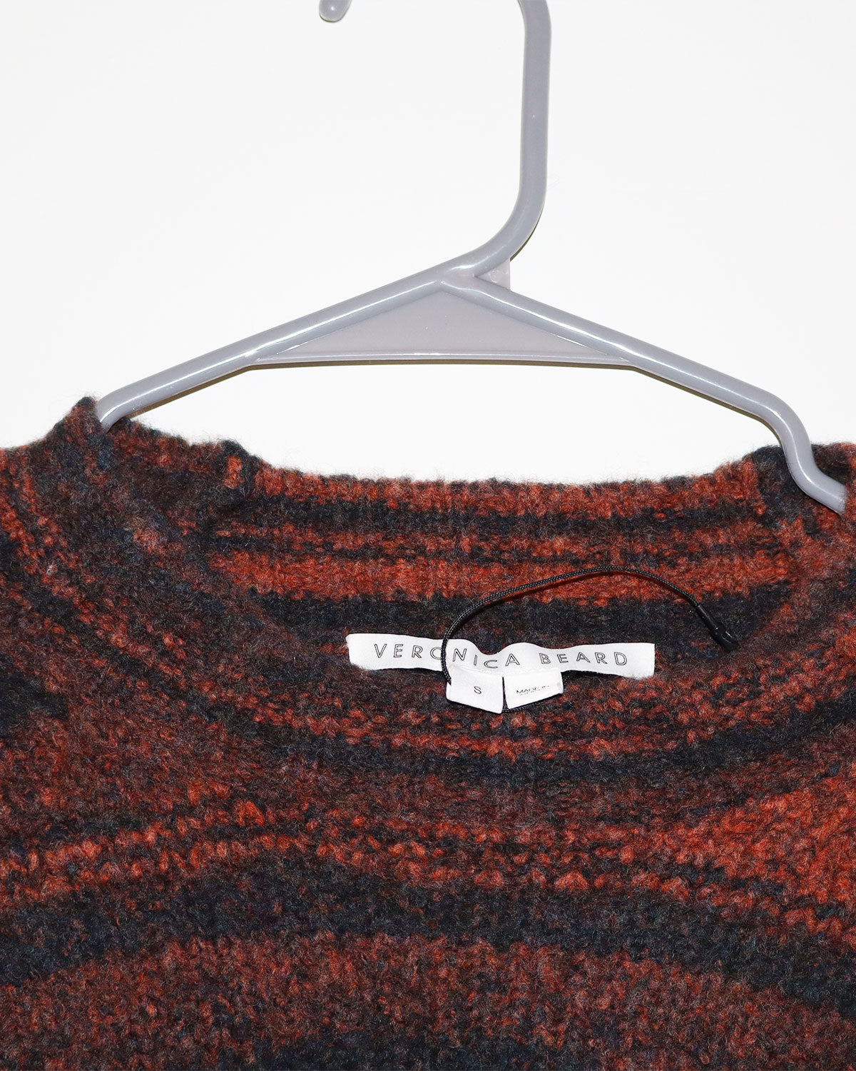 Veronica Beard Striped Crew Neck Sweater Size: S