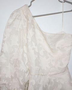 Silk One-Shoulder Blouse Size: S